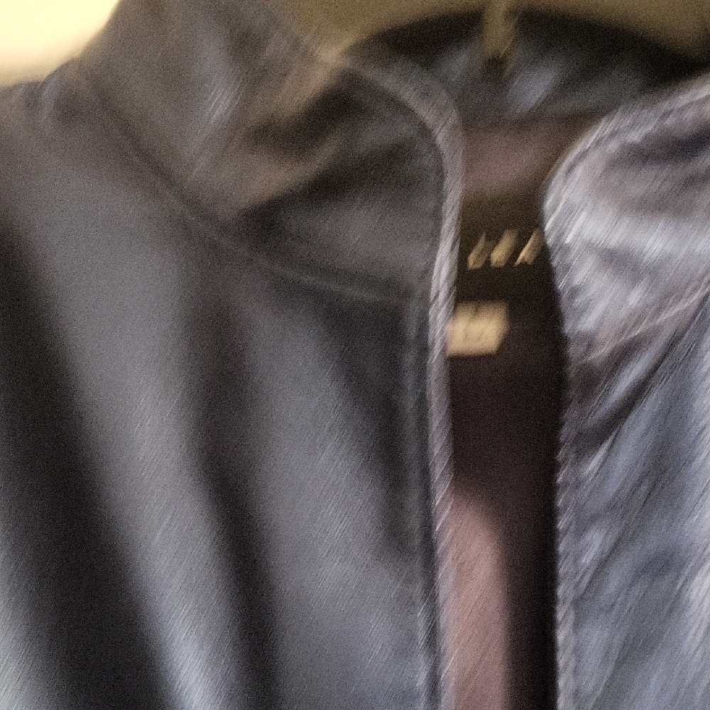 Women's Blue Leather Jacket - Picture 5 of 9